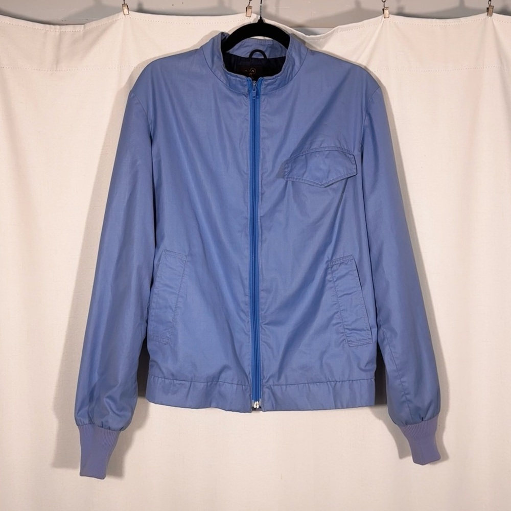 Vintage Lakeland Powder Blue Lightweight Bomber Jacket